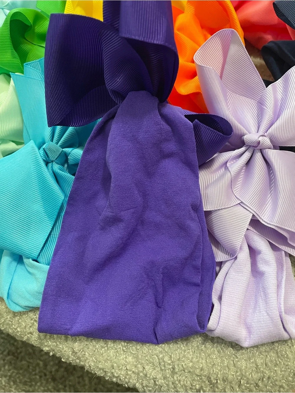 Amazon Kids Hair Bow Set – Multicolor Large Grosgrain Bows